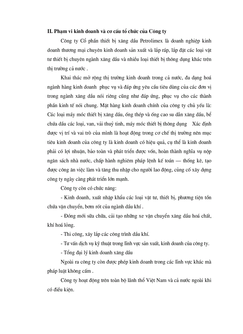 image for page Một số giải pháp nhằm nâng cao hiệu quả hoạt động kinh doanh nhập khẩu hàng hoá tại Công ty cổ phần thiết bị xăng dầu Petrolimex