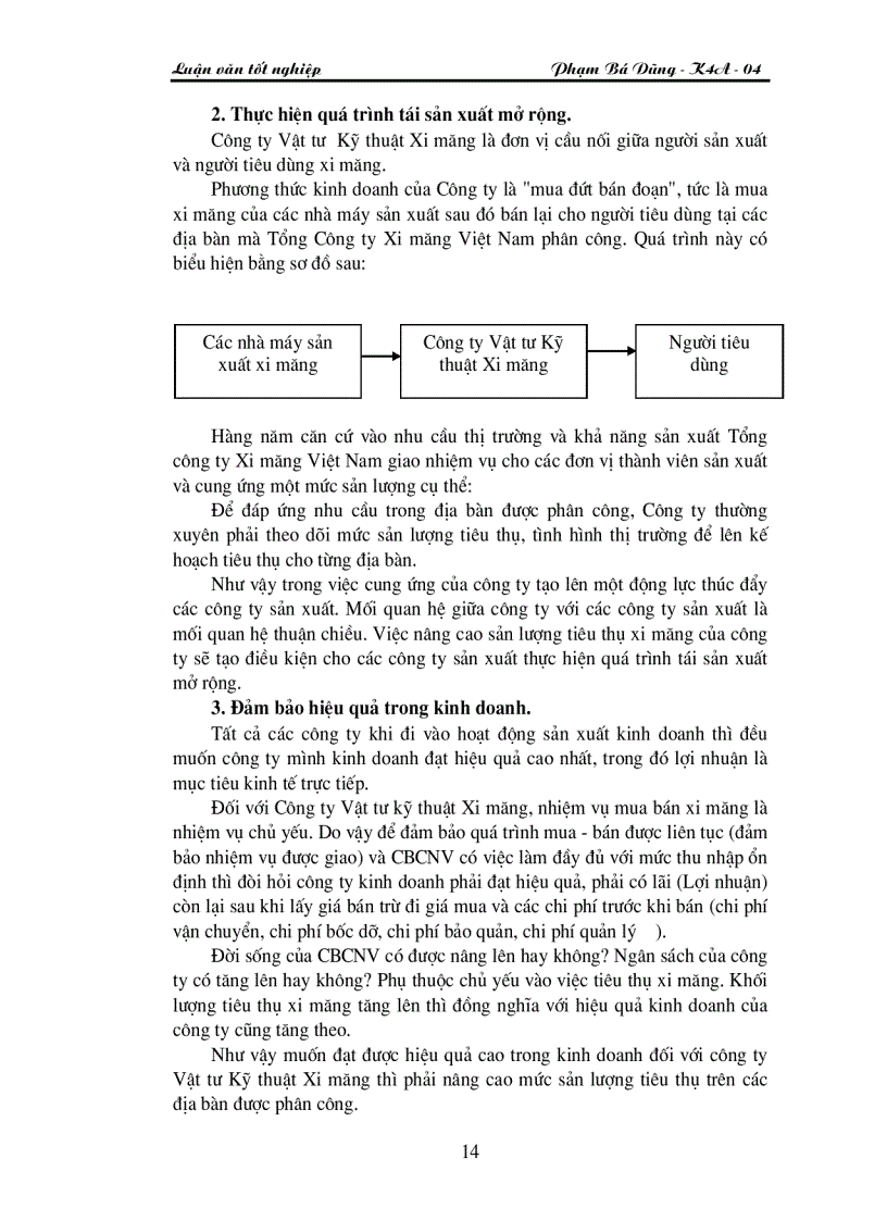 image for page Một số giải pháp nâng cao sản lượng tiêu thụ xi măng đối với Công ty Vật tư Kỹ thuật Xi măng giai đoạn 2001 2005