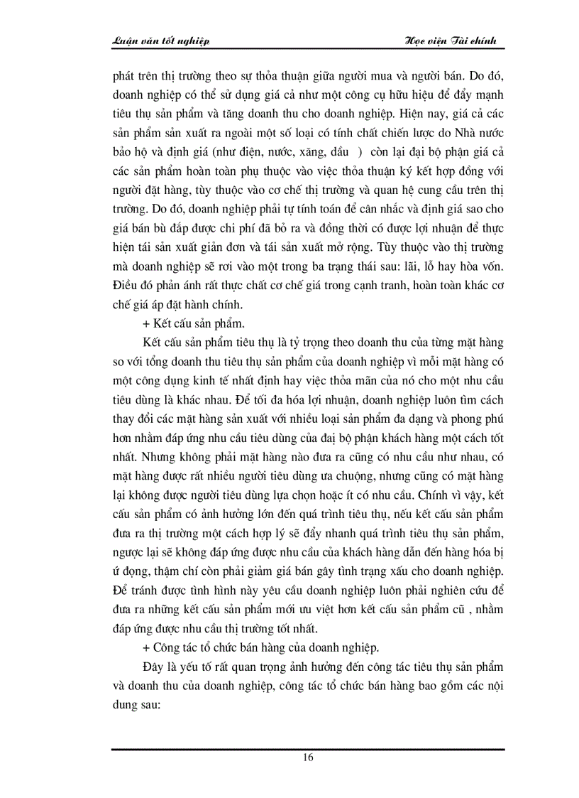 image for page Các giải pháp chủ yếu để góp phần đẩy mạnh công tác tiêu thụ sản phẩm và tăng doanh thu tại công ty Điện Cơ Thống Nhất