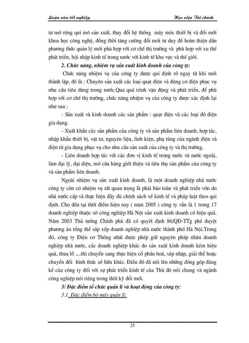 image for page Các giải pháp chủ yếu để góp phần đẩy mạnh công tác tiêu thụ sản phẩm và tăng doanh thu tại công ty Điện Cơ Thống Nhất