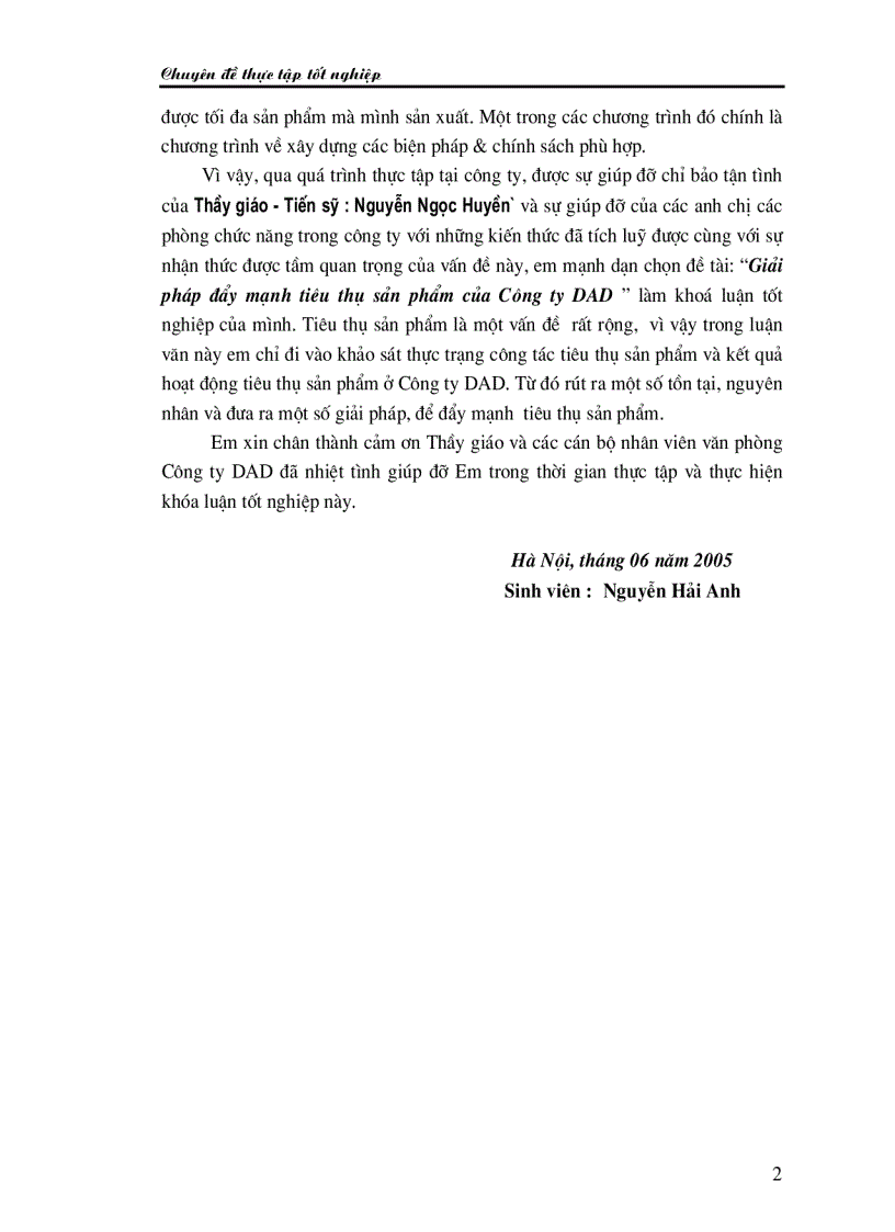 image for page Giải pháp đẩy mạnh tiêu thụ sản phẩm của Công ty DAD