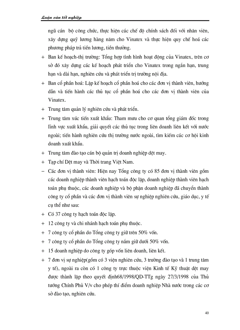 image for page Mở rộng thị trường xuất khẩu tại Tổng công ty Dệt May Việt Nam Vinatex