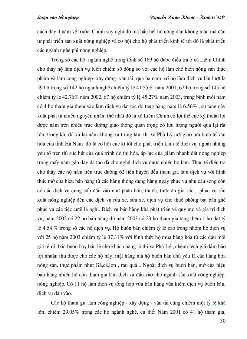 image for page Thực trạng các nghành nghề trên địa bàn xã Liêm Chính TX Phủ Lý tỉnh Hà Nam