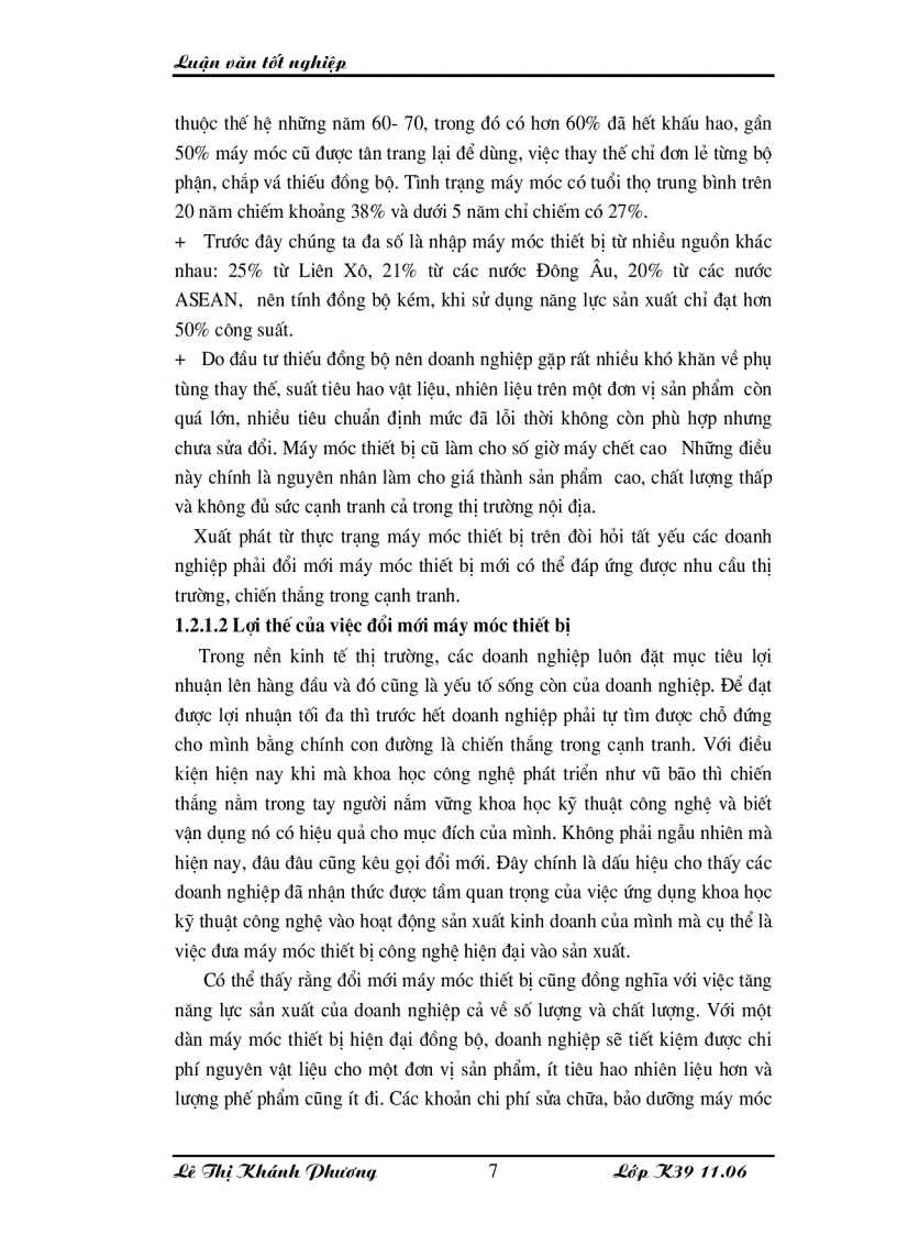 image for page Những giải pháp chủ yếu huy động vốn đổi mới thiết bị công nghệ tại Công ty cổ phần dệt 10 10