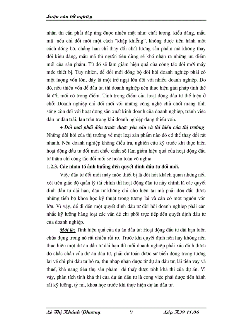 image for page Những giải pháp chủ yếu huy động vốn đổi mới thiết bị công nghệ tại Công ty cổ phần dệt 10 10