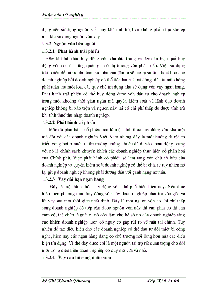 image for page Những giải pháp chủ yếu huy động vốn đổi mới thiết bị công nghệ tại Công ty cổ phần dệt 10 10