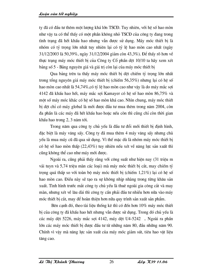 image for page Những giải pháp chủ yếu huy động vốn đổi mới thiết bị công nghệ tại Công ty cổ phần dệt 10 10