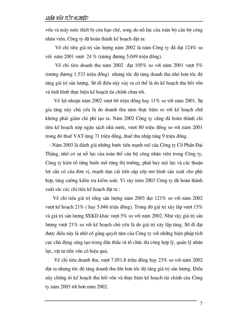 image for page Một số giải pháp nhằm hoàn thiện kế hoạch chiến lược của Công ty Cổ Phần Đại Thắng