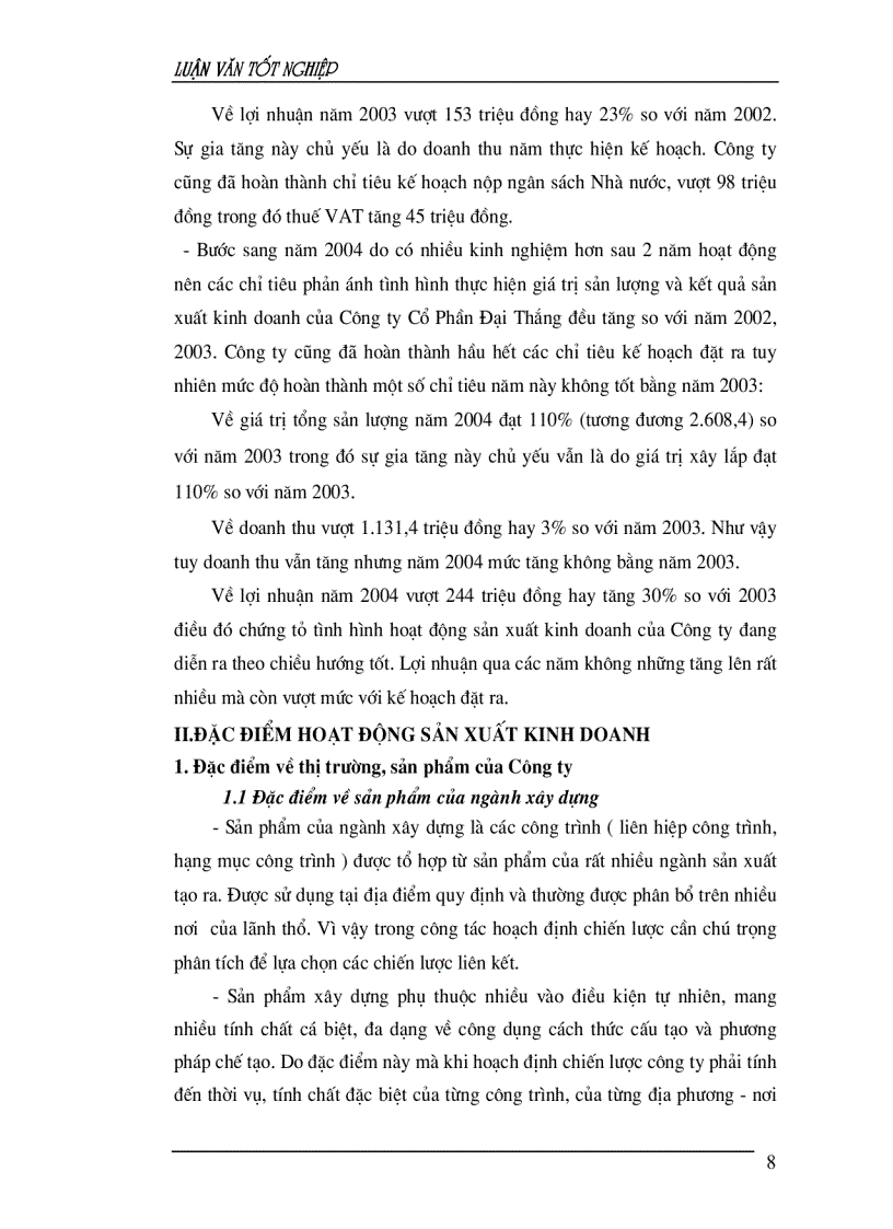 image for page Một số giải pháp nhằm hoàn thiện kế hoạch chiến lược của Công ty Cổ Phần Đại Thắng