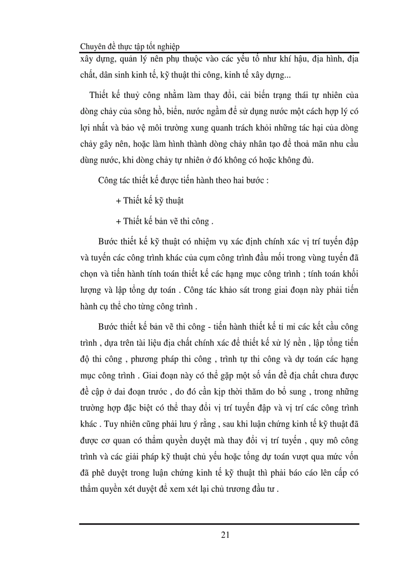 image for page Một số biện pháp quản lý nhằm nâng cao chất lượng thiết kế tại công ty Tư Vấn và Xây Dựng Thuỷ Lợi