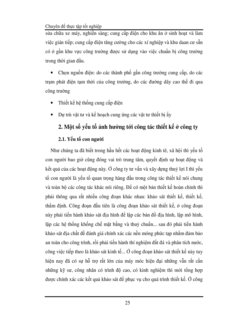 image for page Một số biện pháp quản lý nhằm nâng cao chất lượng thiết kế tại công ty Tư Vấn và Xây Dựng Thuỷ Lợi