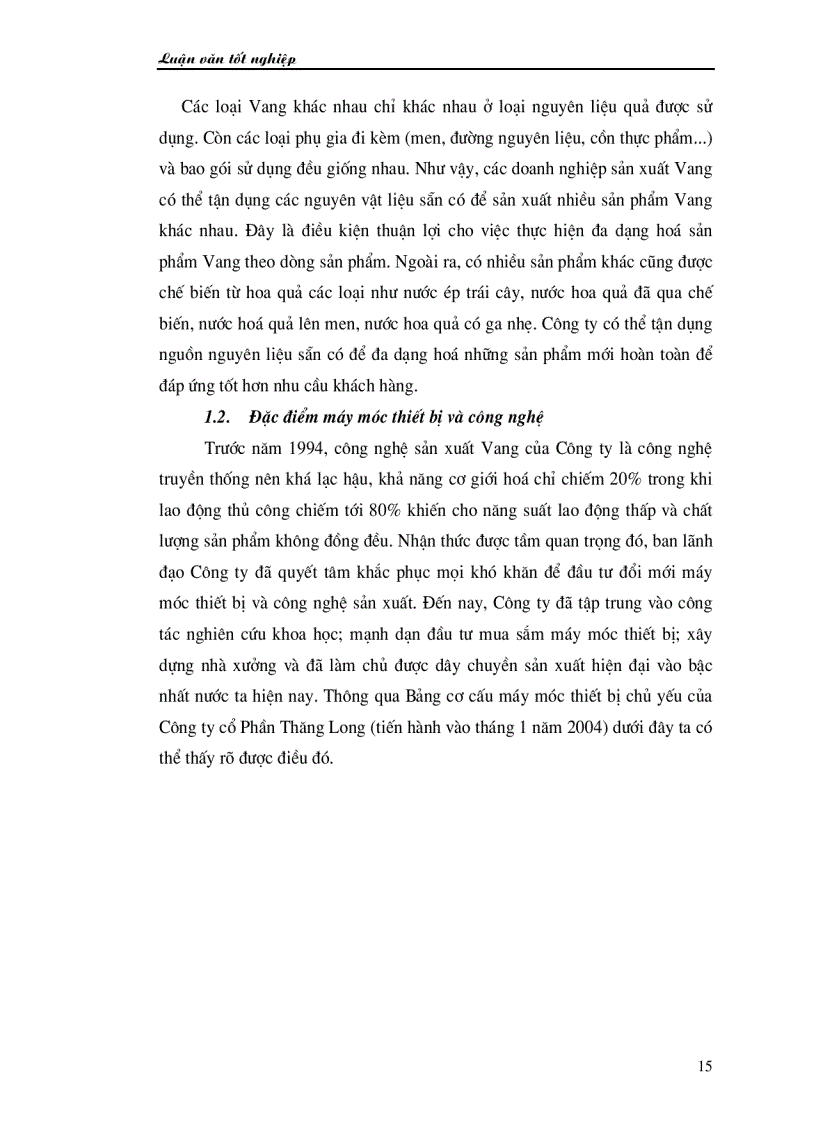 image for page Đa dạng hoá sản phẩm nước ép trái cây tại Công ty Cổ phần Thăng Long