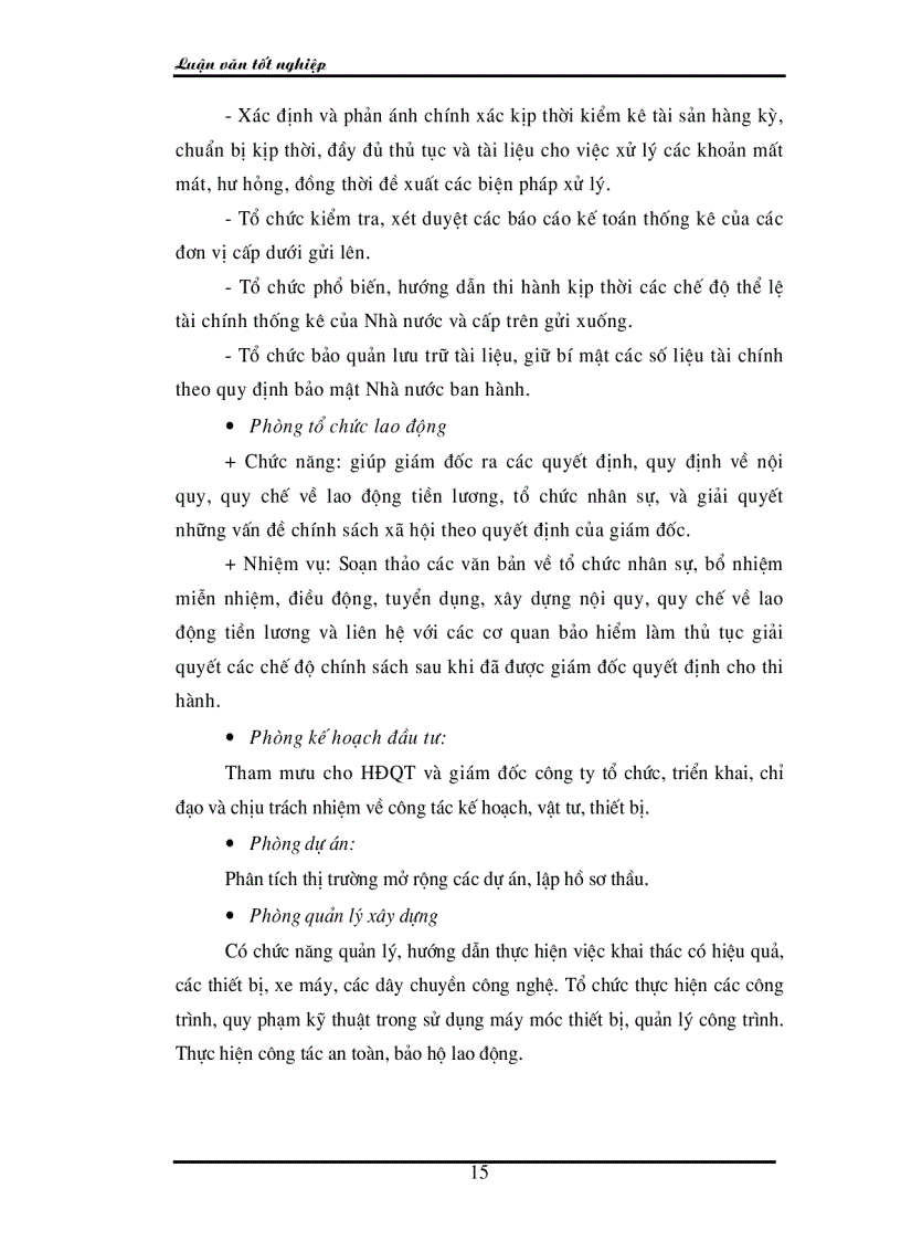 image for page Thực trạng và một số giải pháp hoàn thiện bộ máy tổ chức của Công ty cổ phần đầu tư và xây dựng Ba Đình