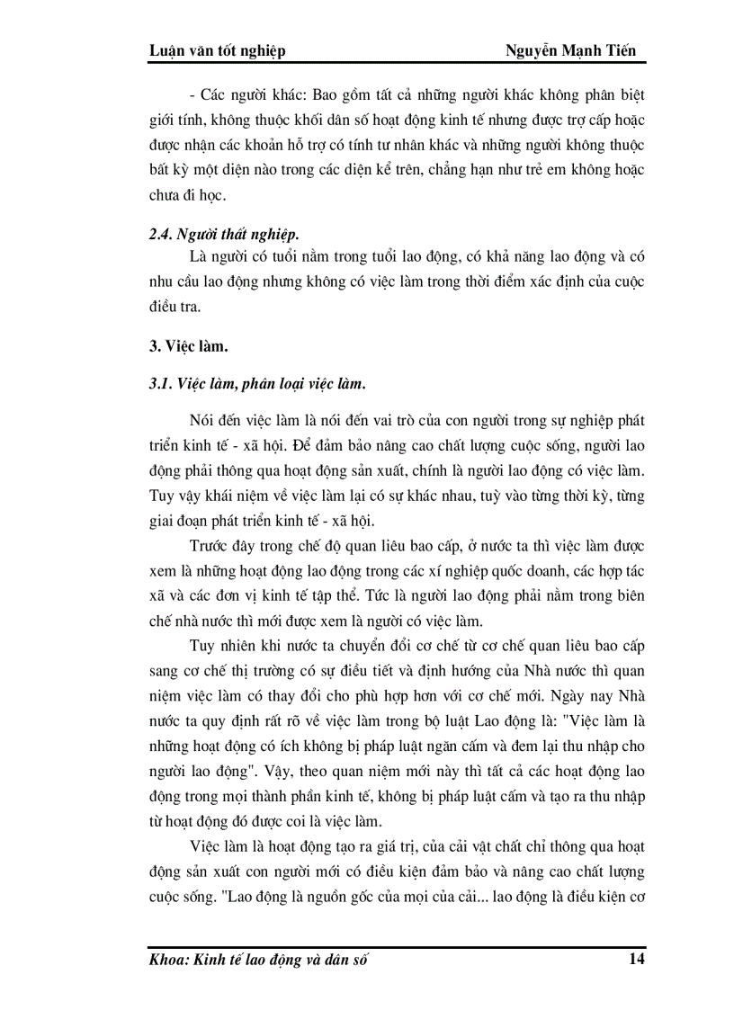 image for page Phân tích biến động dân số lao động và việc làm ở huyện Lập Thạch trong giai đoạn hiện nay