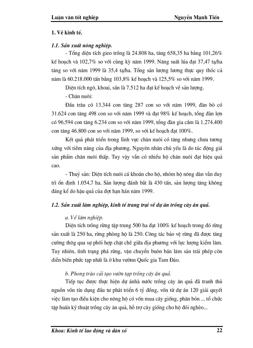 image for page Phân tích biến động dân số lao động và việc làm ở huyện Lập Thạch trong giai đoạn hiện nay