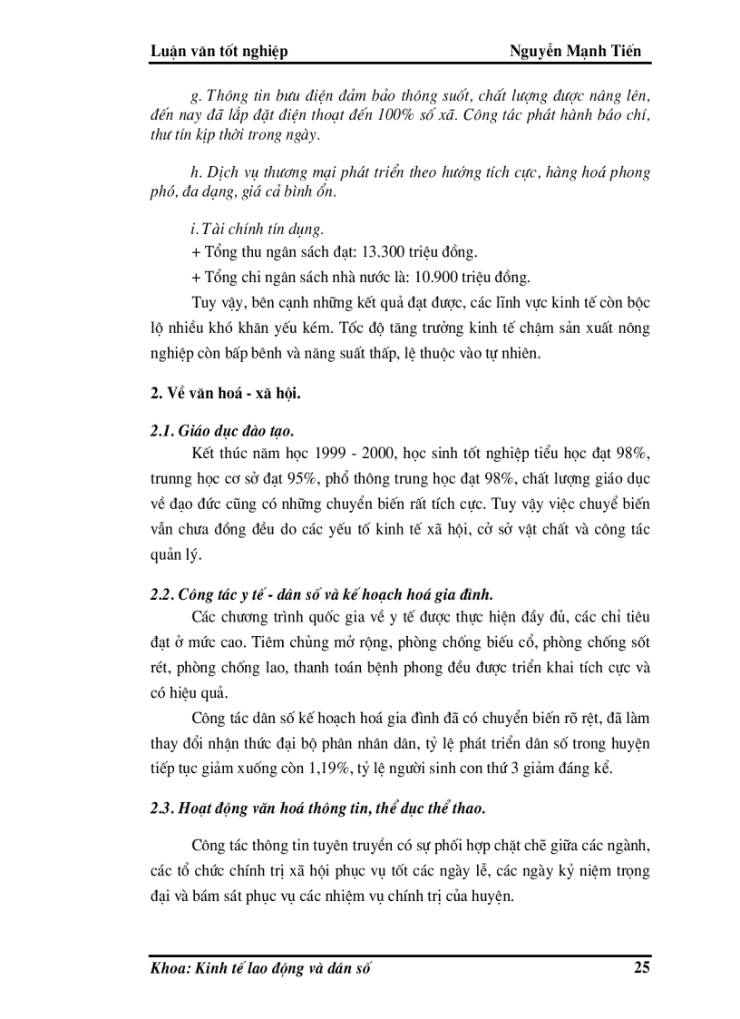 image for page Phân tích biến động dân số lao động và việc làm ở huyện Lập Thạch trong giai đoạn hiện nay