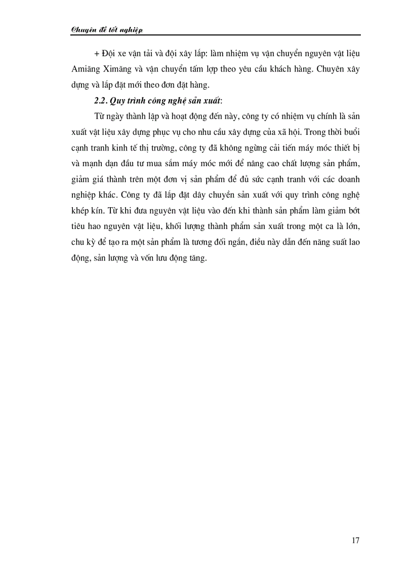 image for page Phân tích hoạt động sản xuất kinh doanh và một số biện pháp nâng cao hiệu quả sản xuất kinh doanh ở công ty tấm lợp vật liệu xây dựng Đông Anh