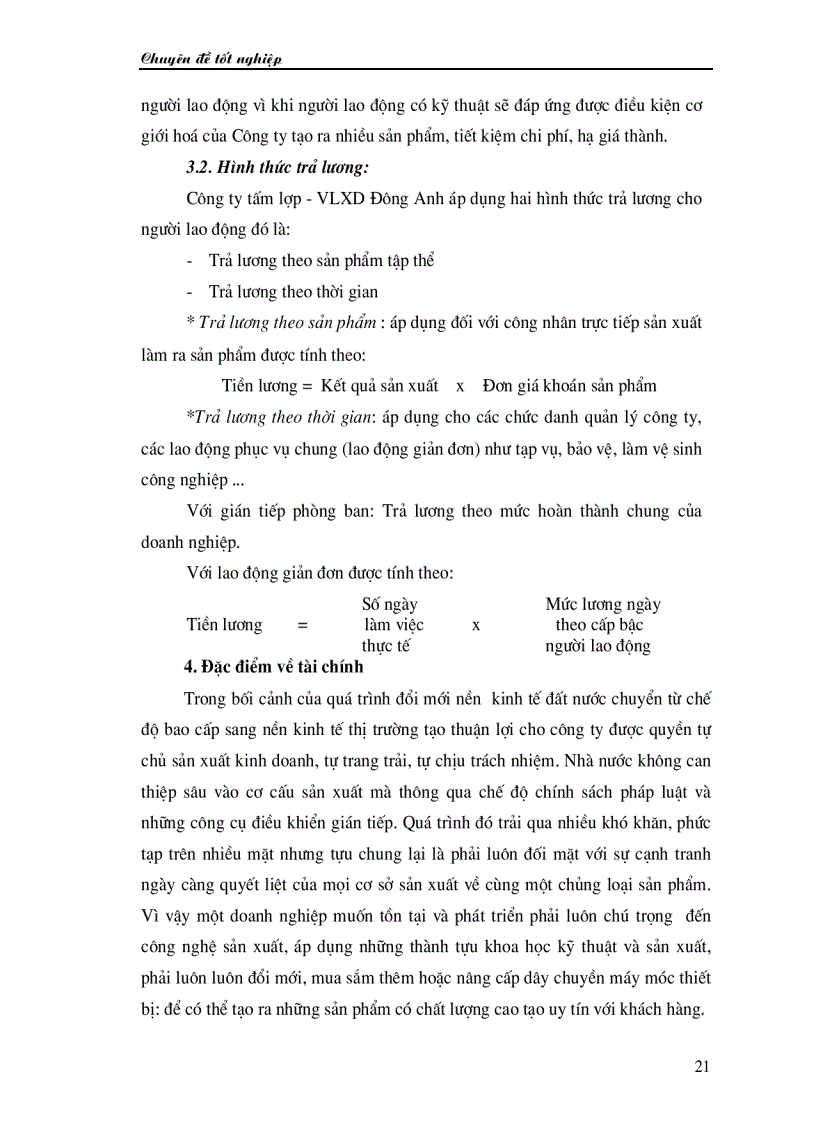 image for page Phân tích hoạt động sản xuất kinh doanh và một số biện pháp nâng cao hiệu quả sản xuất kinh doanh ở công ty tấm lợp vật liệu xây dựng Đông Anh