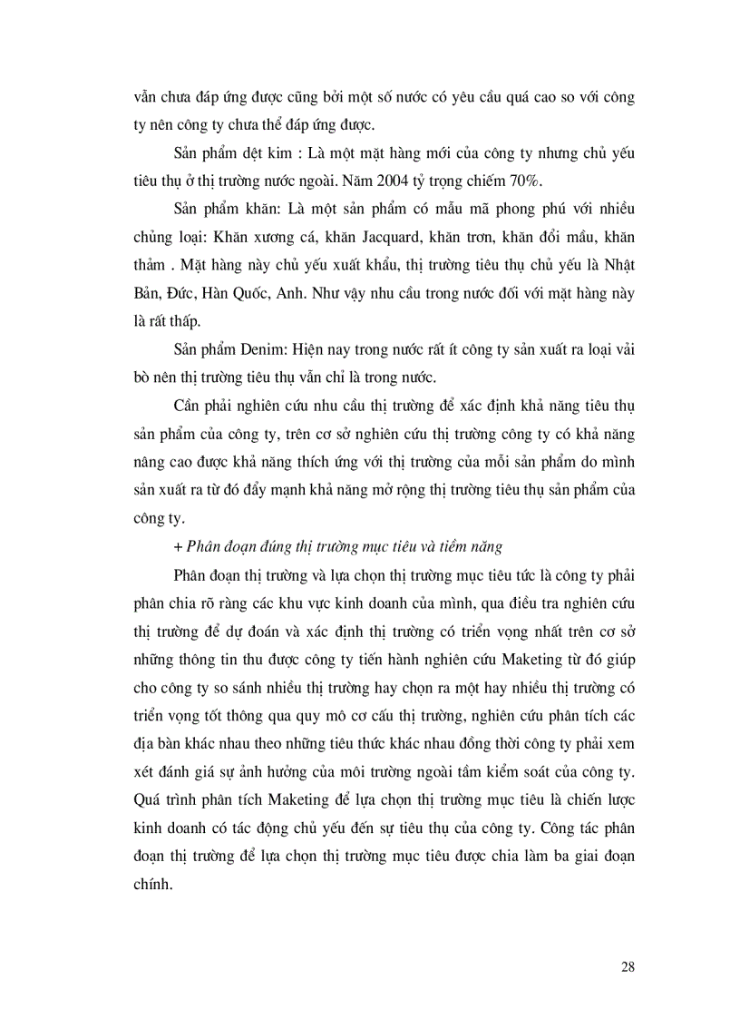 image for page Nghiên cứu các giải pháp nhằm phát triển thị trường tiêu thụ sản phẩm của Công ty dệt may xuất nhập khẩu Huy Hoàng