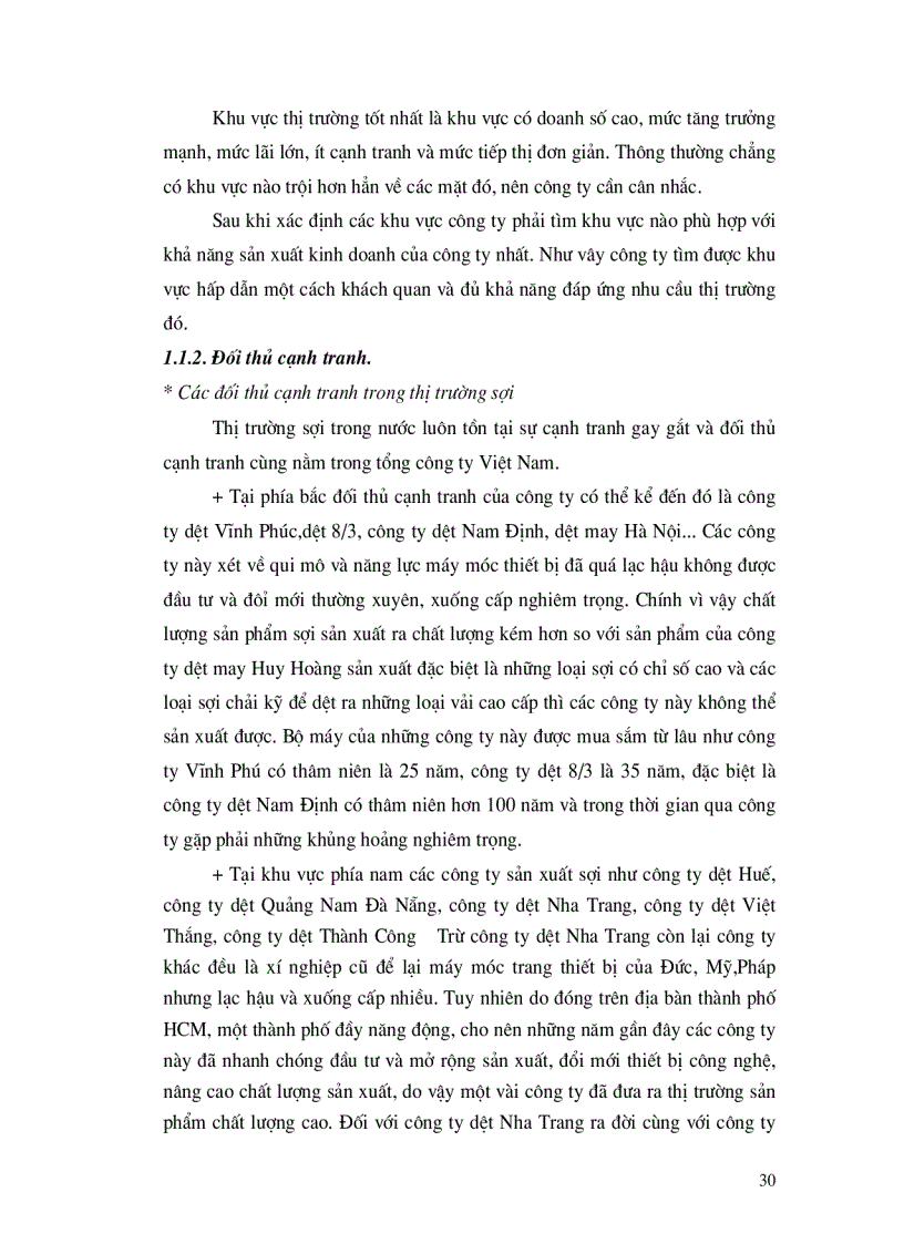 image for page Nghiên cứu các giải pháp nhằm phát triển thị trường tiêu thụ sản phẩm của Công ty dệt may xuất nhập khẩu Huy Hoàng