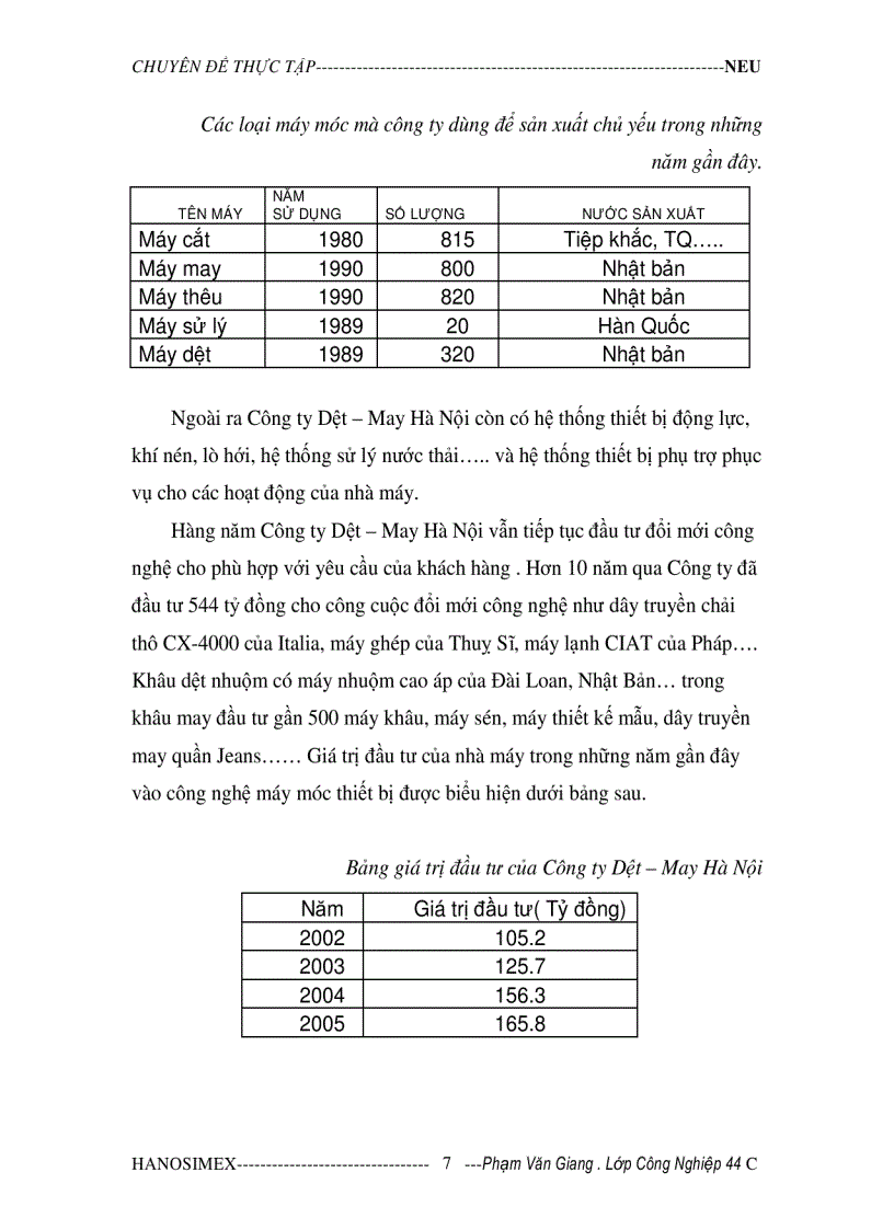 image for page Xuất khẩu hàng May Mặc của Công ty Dệt May Hà Nội vào thị trường Mỹ