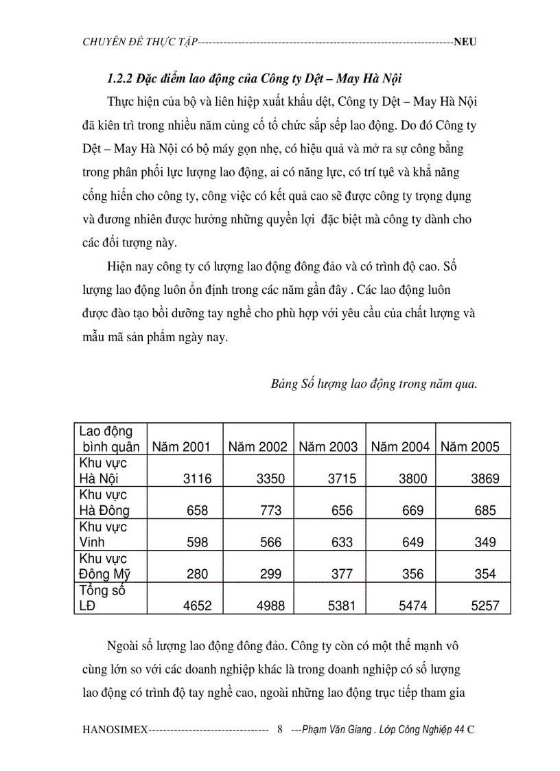 image for page Xuất khẩu hàng May Mặc của Công ty Dệt May Hà Nội vào thị trường Mỹ