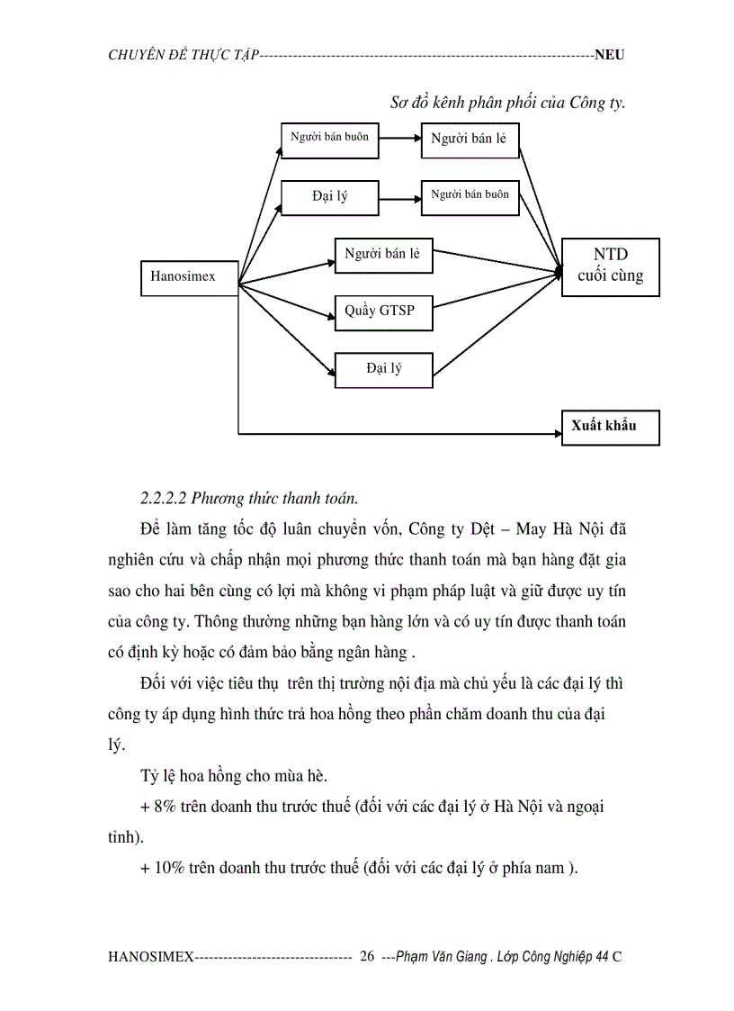 image for page Xuất khẩu hàng May Mặc của Công ty Dệt May Hà Nội vào thị trường Mỹ