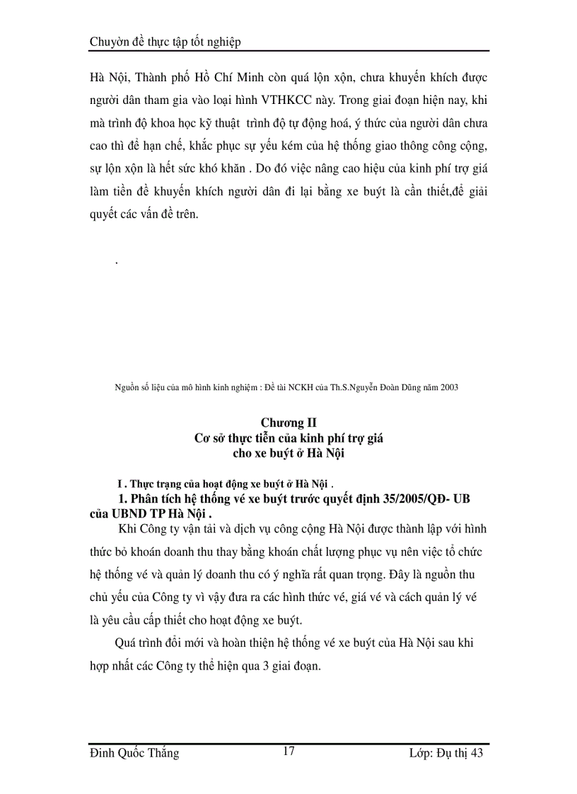 image for page Các giải pháp nâng cao hiệu quả của kinh phí trợ giá cho xe buýt ở Hà Nội