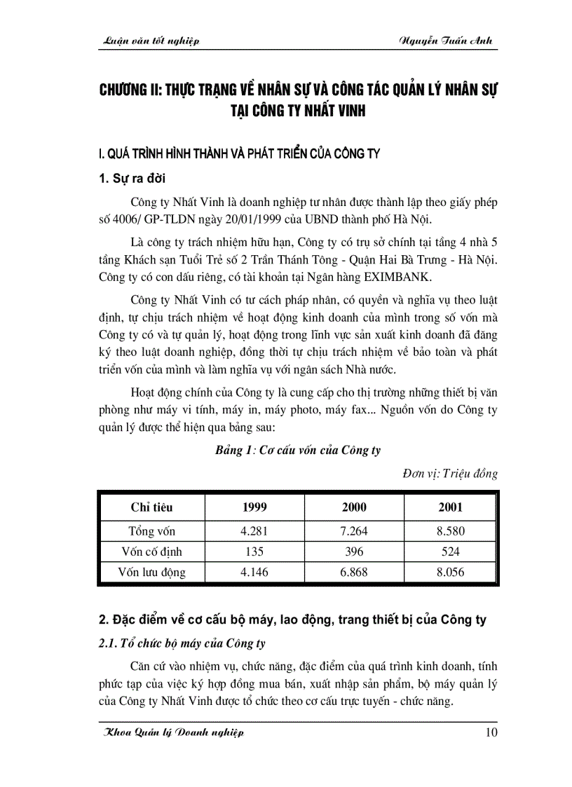 image for page Một số giải pháp nhằm hoàn thiện công tác quản lý nhân sự tại Công ty Nhất Vinh