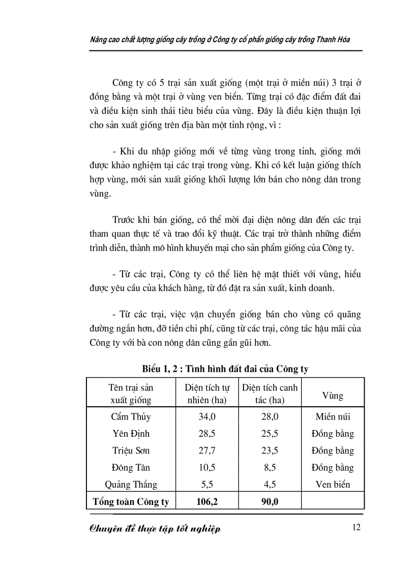 image for page Nâng cao chất lượng giống cây trồng ở Công ty cổ phần giống cây trồng Thanh Hóa