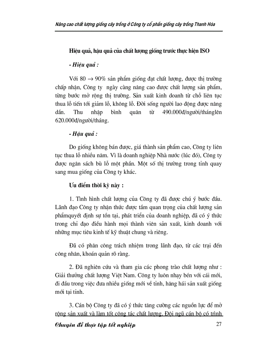 image for page Nâng cao chất lượng giống cây trồng ở Công ty cổ phần giống cây trồng Thanh Hóa