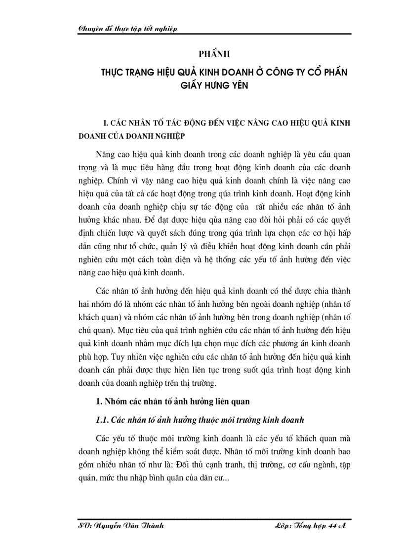 image for page Một số giải pháp nhằm nâng cao hiệu quả kinh doanh ở Công ty cổ phần giầy Hưng Yên