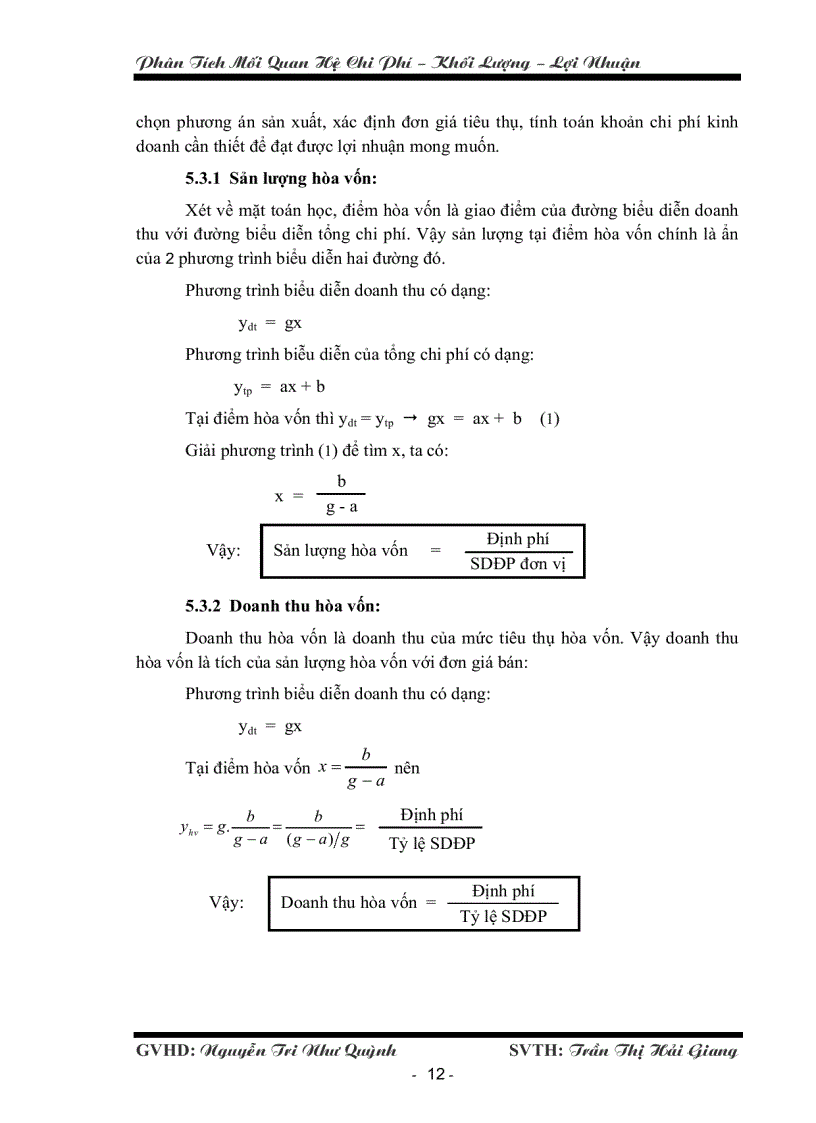 image for page Phân tích mối quan hệ chi phí khối lượng lợi nhuận tại công ty Angimex