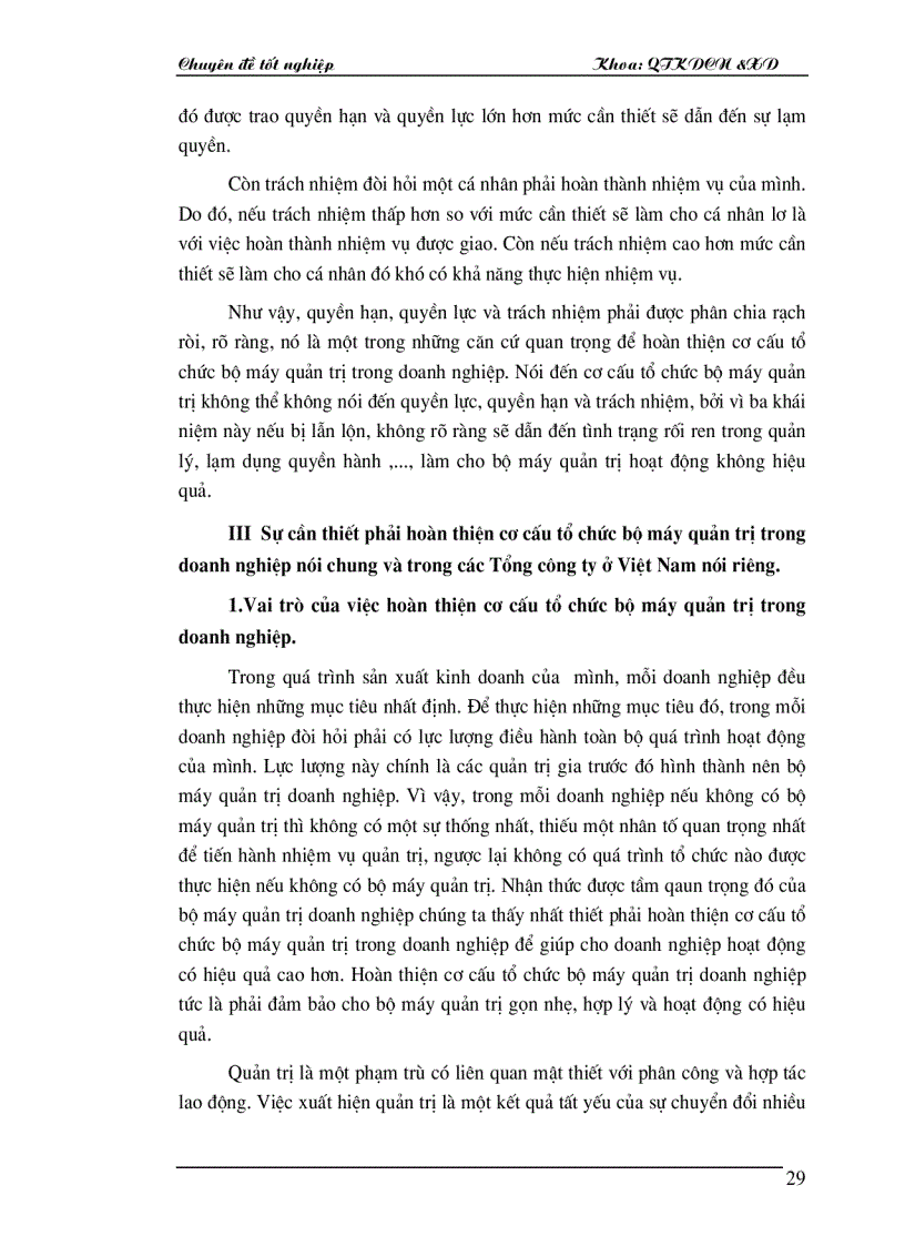 image for page Một số giải pháp nhằm hoàn thiện cơ cấu tổ chức bộ máy quản trị của các tổng công ty 9