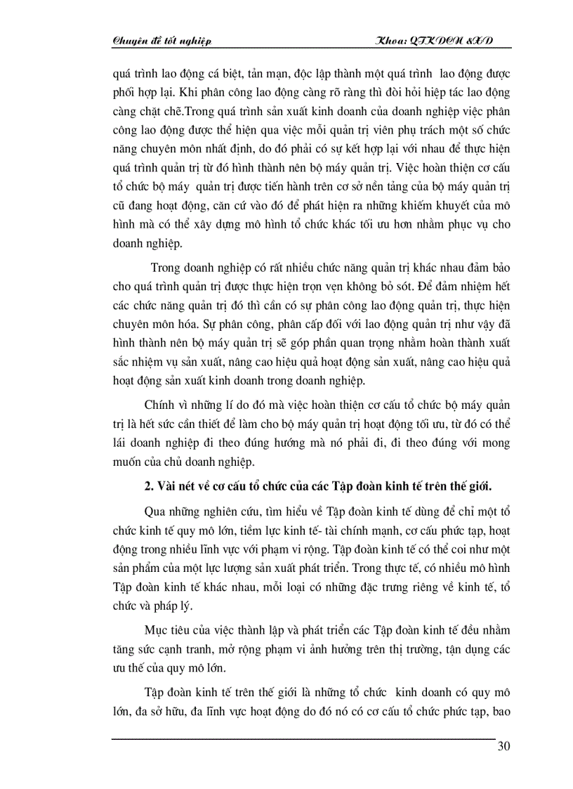 image for page Một số giải pháp nhằm hoàn thiện cơ cấu tổ chức bộ máy quản trị của các tổng công ty 9