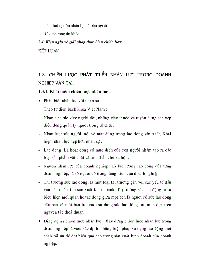 image for page Tên Đề tài Chiến lược nhân lực ở công ty vận tải BIC Việt Nam