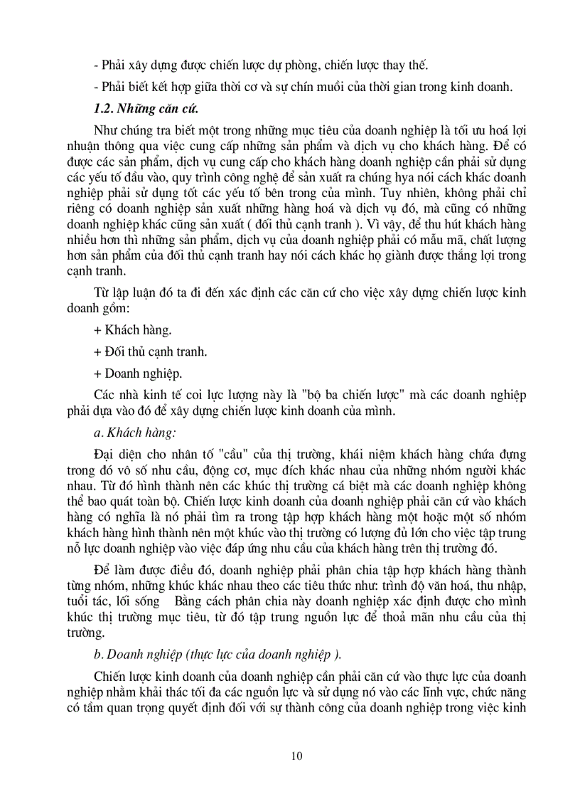 image for page Một số biện pháp chủ yếu nhằm góp phần hoàn thiện quá trình xây dựng chiến lược kinh doanh ở Công ty Xây lắp Vật tư Vận tải Sông Đà 12