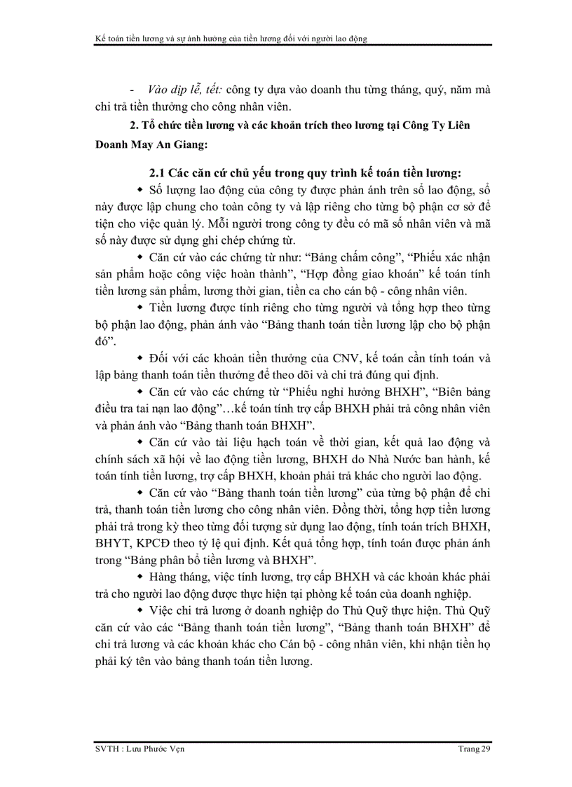 image for page Kế toán tiền lương và sự ảnh hưởng của tiền lương đối với người lao động tại công ty liên doanh may An Giang