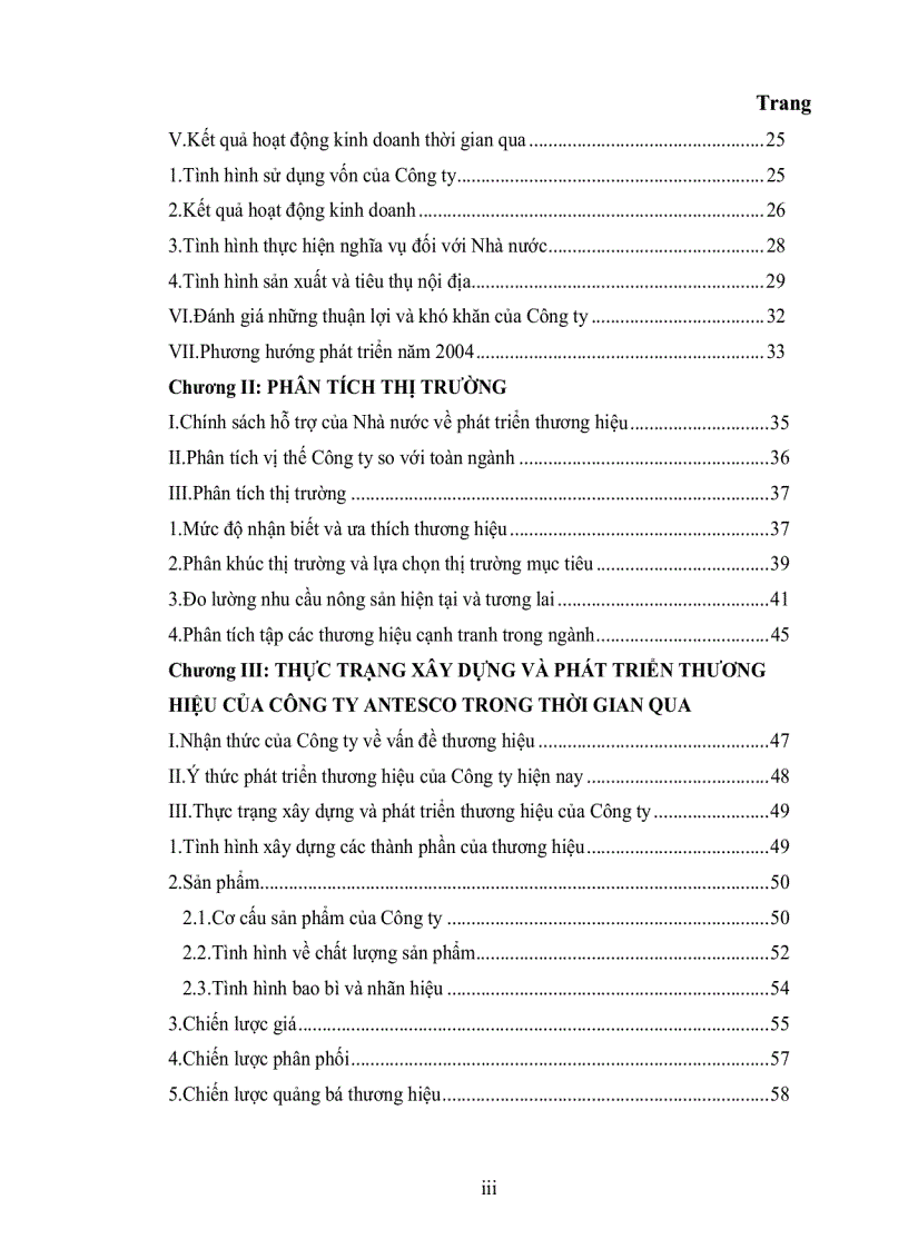 image for page Định hướng chiến lược xây dựng và phát triển thương hiệu cho hàng nông sản Công ty Antesco