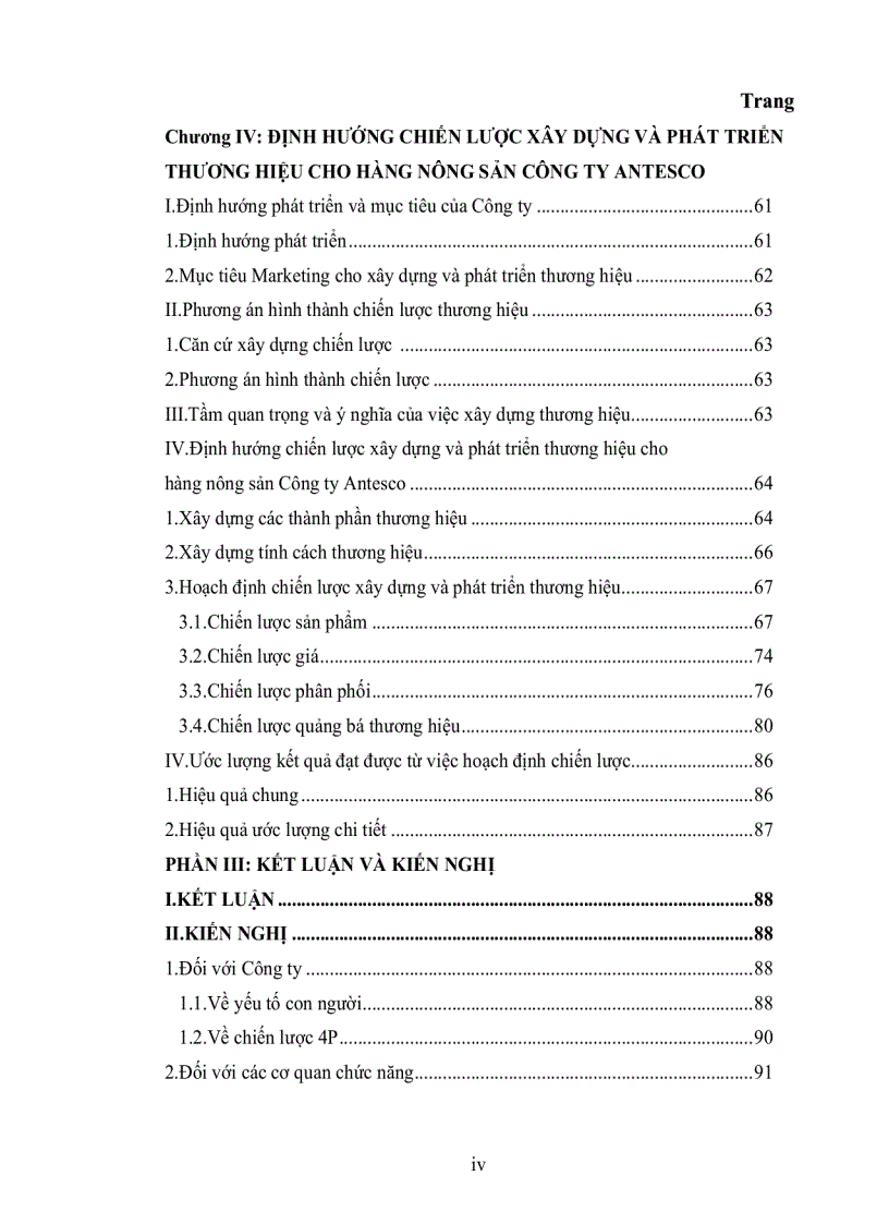 image for page Định hướng chiến lược xây dựng và phát triển thương hiệu cho hàng nông sản Công ty Antesco