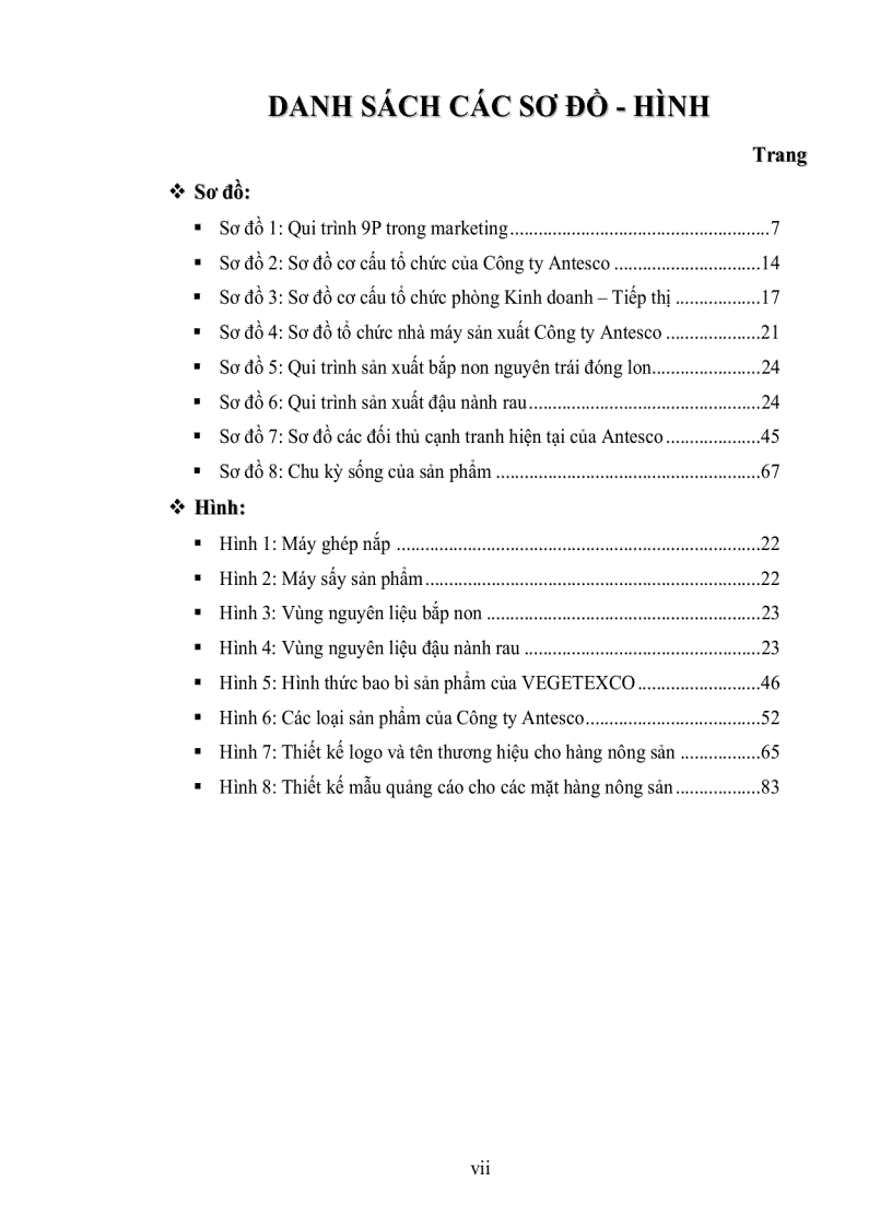 image for page Định hướng chiến lược xây dựng và phát triển thương hiệu cho hàng nông sản Công ty Antesco