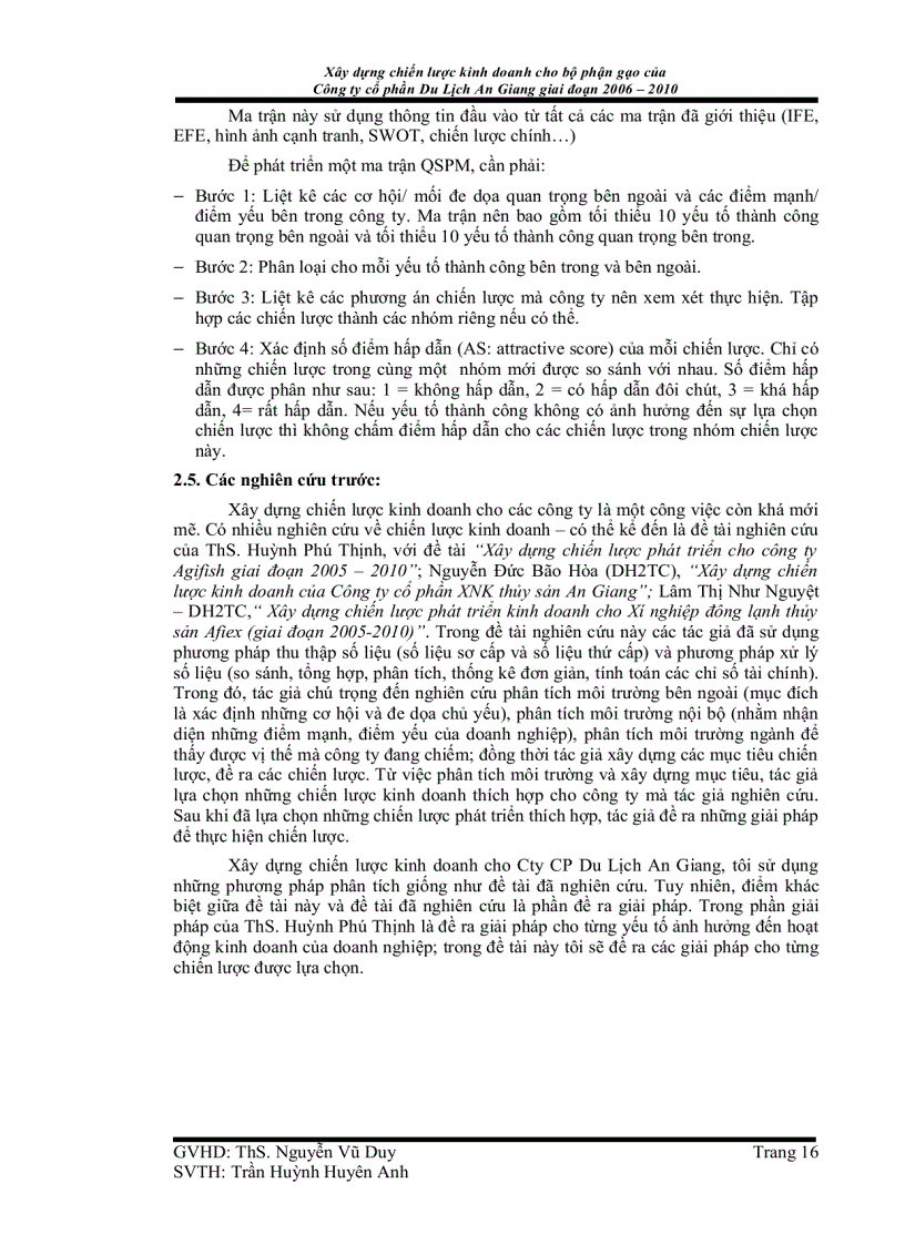 image for page Xây dựng chiến lược kinh doanh cho bộ phận gạo của công ty cổ phần du lịch An Giang giai đoạn 2006 2010