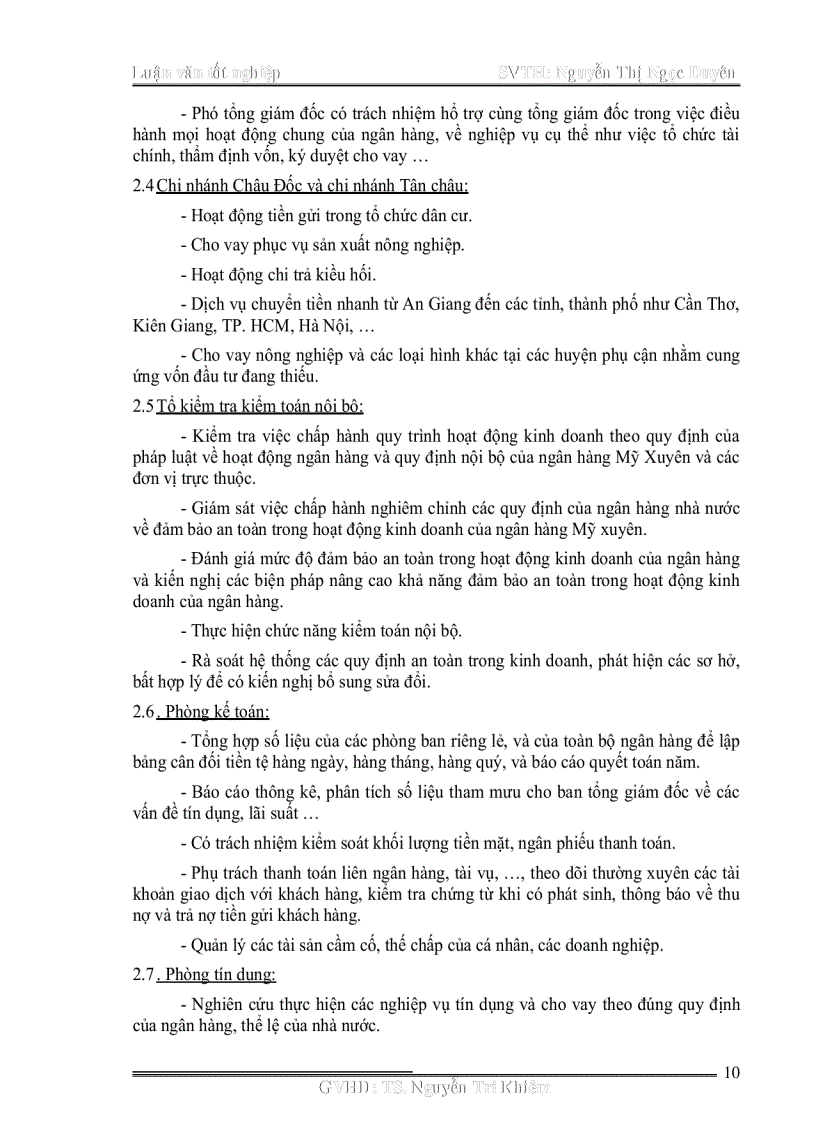 image for page Phân tích hiệu quả hoạt động của ngân hàng thương mại cổ phần nông thôn Mỹ Xuyên