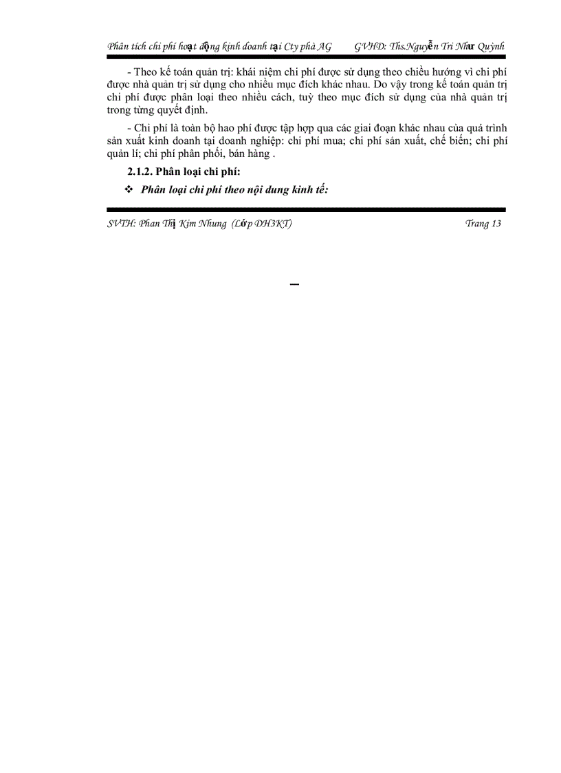 image for page Phân tích chi phí hoạt động kinh doanh tại công ty Phà An Giang