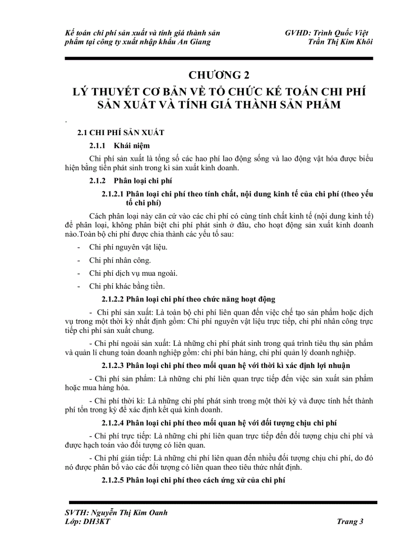 image for page Kế toán chi phí sản xuất và tính giá thành sản phẩm gạo tại công ty xuất nhập khẩu An Giang