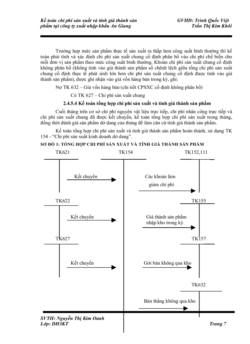 image for page Kế toán chi phí sản xuất và tính giá thành sản phẩm gạo tại công ty xuất nhập khẩu An Giang