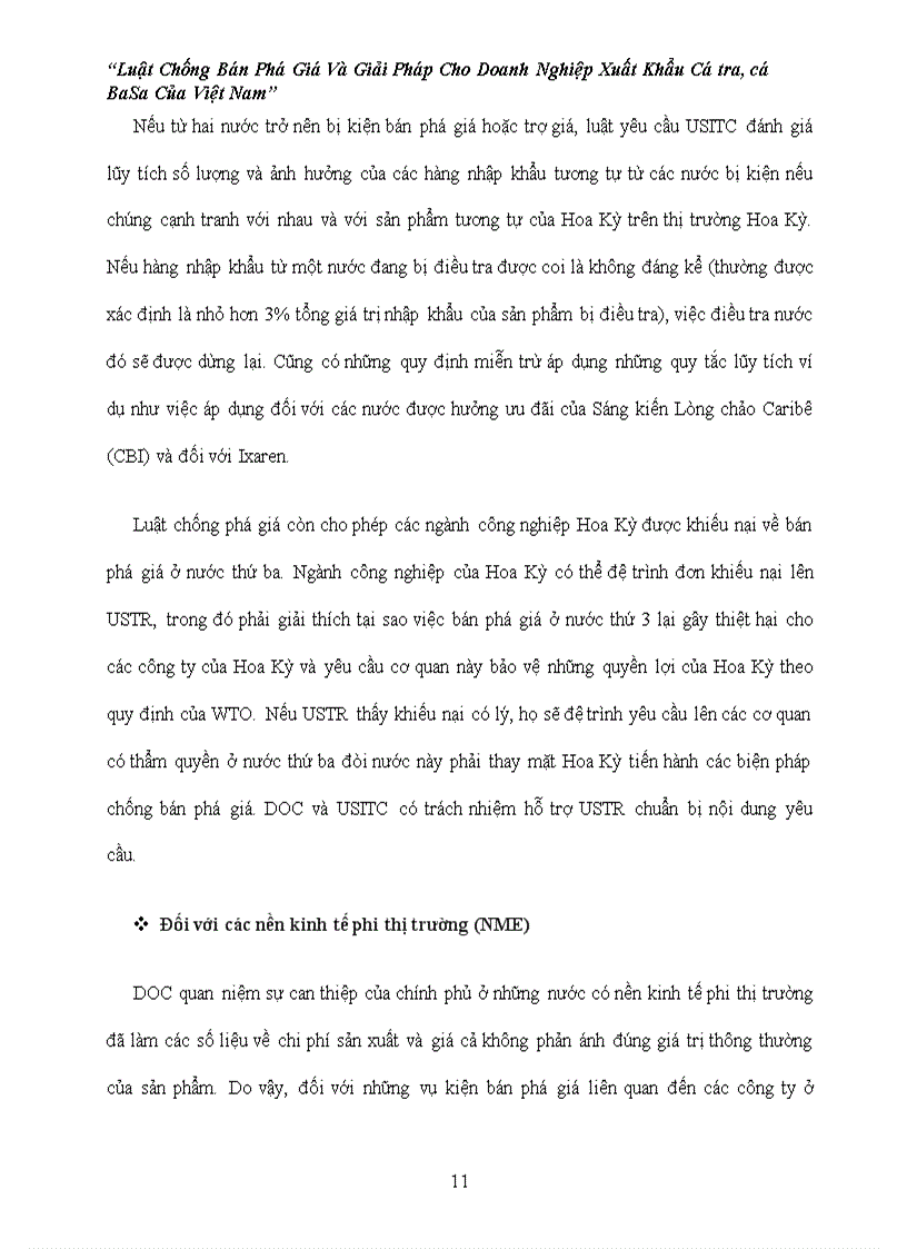 image for page Luật Chống Bán Phá Giá Và Giải Pháp Cho Doanh Nghiệp Xuất Khẩu Cá tra cá BaSa Của Việt Nam