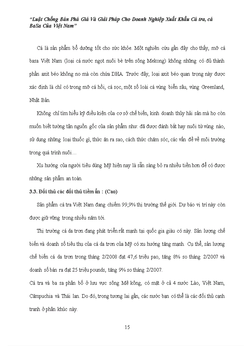 image for page Luật Chống Bán Phá Giá Và Giải Pháp Cho Doanh Nghiệp Xuất Khẩu Cá tra cá BaSa Của Việt Nam