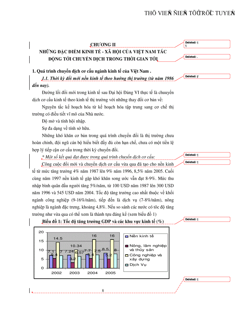 image for page Mối quan hệ giữa tăng trưởng kinh tế và chuyển dịch cơ cấu kinh tế ngành từ nay đến 2020