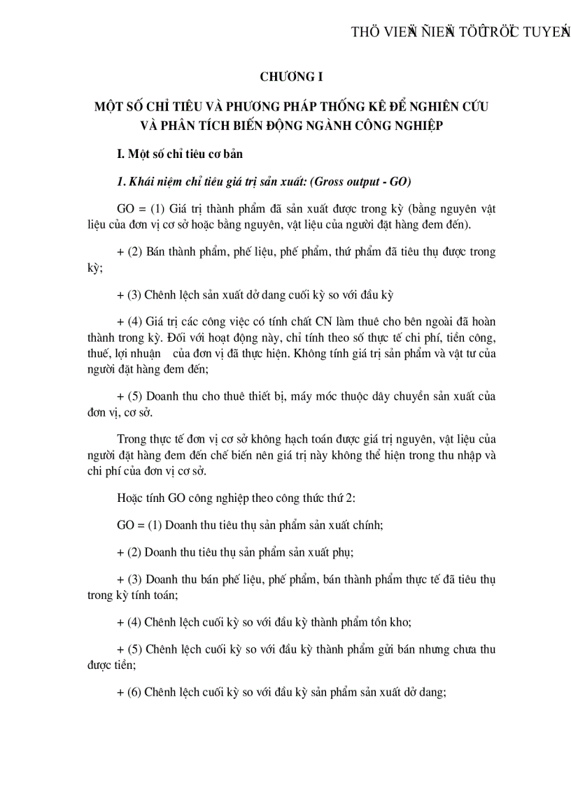 image for page Ứng dụng các chỉ tiêu và phương pháp thống kê để phân tích biến động sản xuất ngành công nghiệp